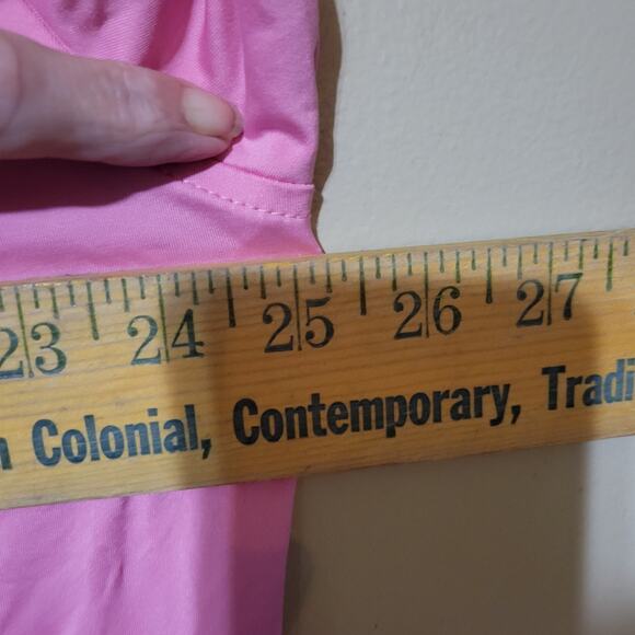 Pebble Beach Performance Pink Polo Shirt Men's SZ Large .. Logo See Picture - Picture 8 of 8